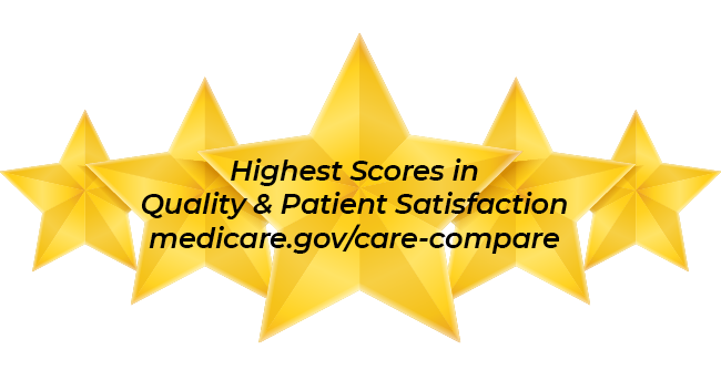 Highest Scores in Quality & Patient Satisfaction
